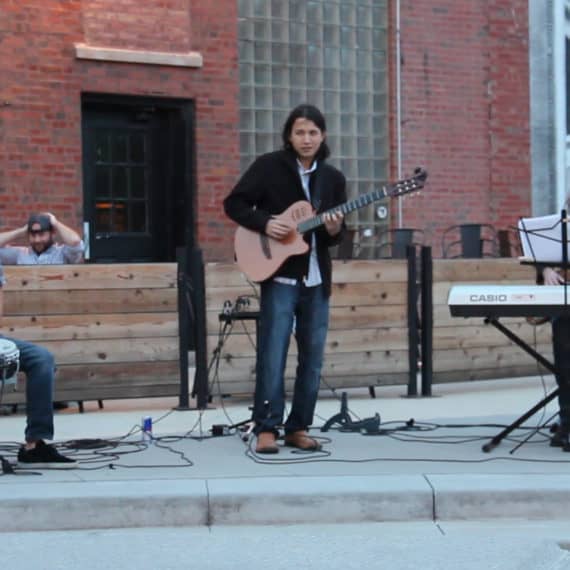 Salcedo Group playing at Woodard Plaza for Day of the Dead 2016