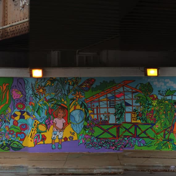 Erika Doyle's mural, completed!