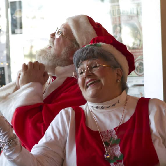 Santa and Mrs. Claus at City Newsstand 2016